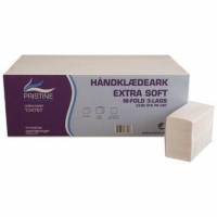 H&aring;ndkl&aelig;deark Pristine Extra soft M-fold 3 lag nyfiber 20.6x32x8 cm