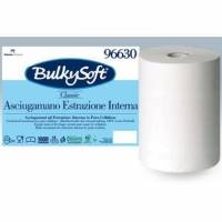 H&aring;ndkl&aelig;derulle Bulky Soft 1-lag 120 m med Hylse Hvid