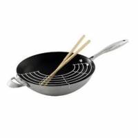 Scanpan Wok Ø32 cm keramisk titanium og stålgreb