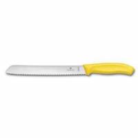 Victorinox Fibrox Classic brødkniv 21 cm  med gult håndtag