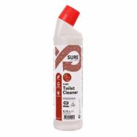 Toiletrens SURE Toilet Cleaner Plantebaseret Sur uden Farve/Parfume 750 ml