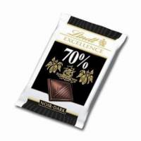 Lindt Chokolade Mørk 5.5 gr 200 stk