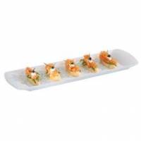 Fad ovnfast 53x16.2x2 cm porcelæn hvid