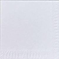Serviet Finess 33x33 cm 1-lag Hvid