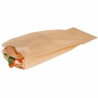 Sandwichpose 105x310 mm til Ovn Papir Brun. 600 stk