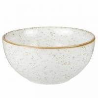 Stonecast porcelæn suppeskål Ø13,2x6,3cm 47 cl vanilje