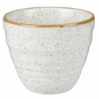 Stonecast porcelæn skål Ø9,5x8,3cm 28 cl vanilje