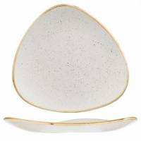 Churchill Stonecast porcelæn tallerken trekant 19.2cm vanilje