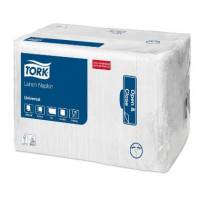 Serviet Tork 32,5x32,5 cm 1-lag Hvid