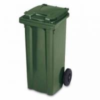Affaldscontainer 2-hjulet 140 liter grøn