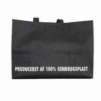 Shoppingbag 350x170x245mm PP Non-woven 100% genbrug sort