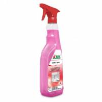 Sanitetsrengøring SANET spray klar-til-brug med parfume og alkohol 750 ml Rød