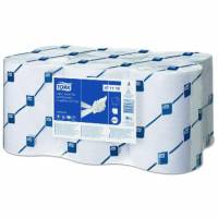 H&aring;ndkl&aelig;derulle Tork H13 2-lag 24.7 cm x143 m Hvid