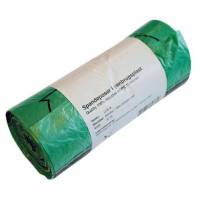 Spandepose 100% genbrug MDPE 600x850mm 50 liter 15my grøn