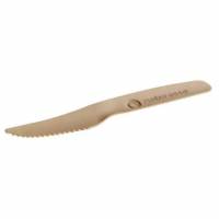 Kniv 165mm af hårdt papir kraftig FSC bionedbrydelig brun