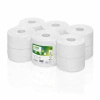 Satino toiletpapir Comfort Jumbo Mini 2-lag Ø18cm 180 m hvid