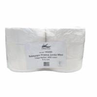 Pristine toiletpapir Jumbo Maxi 1-lag Ø27cm L600mxB9.1cm Nyfiber Hvid