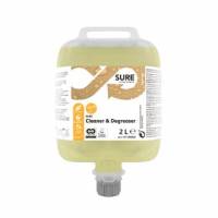 Grundreng&oslash;ring Gulv/Ovfl Cleaner & Degreaser DVM 2ltr Ecolabel u Parfume Anl&aelig;g