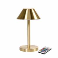 Zelda Midi LED lampe Ø12xH21.5cm med fjernbetjening guld