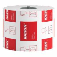 Katrin System Toiletpapir 2-lags &Oslash;135mm L92mxB99mm Perforeret Nyfiber Hvid