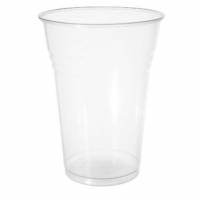Plastglas 75 cl &Oslash;115x155 mm PP klar