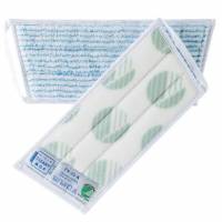 Moppe 25 cm med Velcro Microfiber Bl&aring;stribet