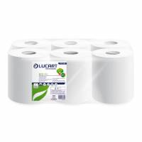 H&aring;ndkl&aelig;derulle Lucart ECO 450 &Oslash;165xH185mmxL150m 2-lag centerudtr&aelig;k  Hvid