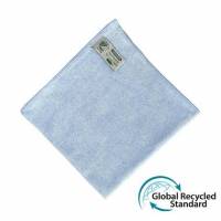 Klud 40x40 cm Microfiber Strikket Svanemærket Blå, 10 stk