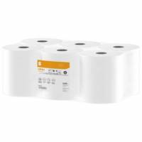 H&aring;ndkl&aelig;derulle Satino Comfort 1-lag &Oslash;20xB20cmxL300m Perforeret M/Hylse Hvid