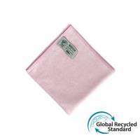 Klud 32x32 cm Microfiber Strikket Svanemærket Rød, 10 stk