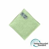 Klud 32x32 cm Microfiber Strikket Svanemærket Grøn, 10 stk