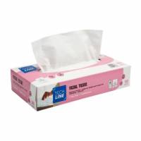 Ansigtsserviet Techline 2-lag 20.2x20.5cm Nyfiber Hvid