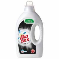 Tøjvask Flydende Bio-Tex Black med Parfume uden Blegemiddel/Optisk hvid 1250 ml