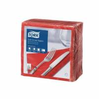 Serviet Tork 39x39 cm 3-lag R&oslash;d