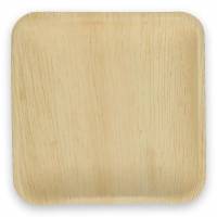 Verive palmeblad tallerken 18x18 cm natur