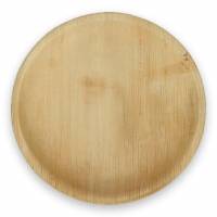 Verive palmeblad tallerken rund Ø24cm natur