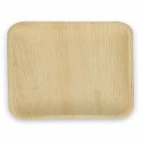 Verive palmeblad tallerken 24x16 cm natur