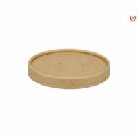 Verive rundt låg til salatbowle Ø18.5 cm Pap/PLA brun