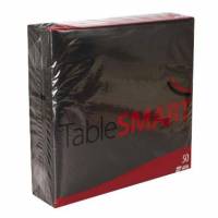 TableSMART airlaid servietter 40x40 cm 1/4 fold sort