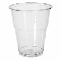 Bioware plastglas 30cl Ø95mm Bionedbrydelig PLA klar