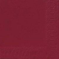 Serviet Duni 33x33 cm 3-lag Bordeaux 125 stk