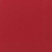 Serviet Duni 33x33 cm 3-lag R&oslash;d 125 stk