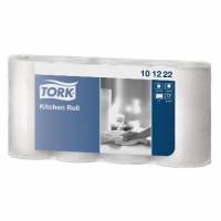 K&oslash;kkenrulle Tork Plus 2-lag 16.8m Hvid Ark 14 cmx 20,6 cm