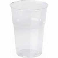 Plastikglas PLA 30 cl bionedbrydelig Ø95 mm klar
