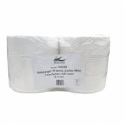Pristine toiletpapir Jumbo Maxi 1-lag Ø27cm L600mxB9.1cm Nyfiber Hvid