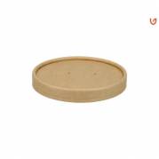 Verive rundt låg til salatbowle Ø18.5 cm Pap/PLA brun