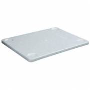 L&aring;g 40x30x2.5 cm EPS Hvid til termokasse 11 ltr 40x30x14 cm