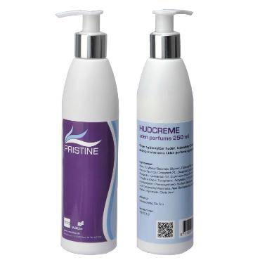 Pristine hudcreme uden Parfume/Parabener 24% fedt i Pumpeflaske 250 ml