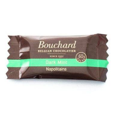 Bouchard mørk Belgisk chokolade med mintsmag 5g, 200 stk