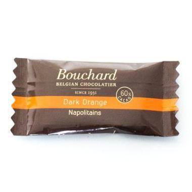 Bouchard mørk Belgisk chokolade med orangesmag 5g, 200 stk